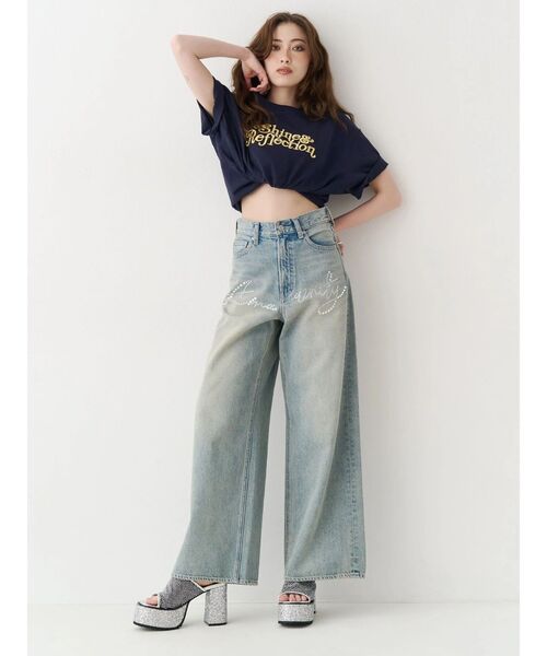 EVRIS(エヴリス)の「【厚底】ラインストーンチャンキーヒールサンダル(サンダル・レディース・ブラック/ホワイト/シルバー・SMALL/MEDIUM/LARGE)」の21枚目の写真