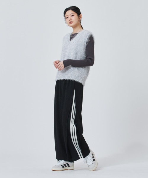 adidas(アディダス)の「【別注】アディダス adidas アルペン シアー レイヤード パンツ 限定コラボ(その他パンツ・レディース・オフホワイト/コバルトブルー/ブラック×ホワイト・S/M/L/XL)」の20枚目の写真