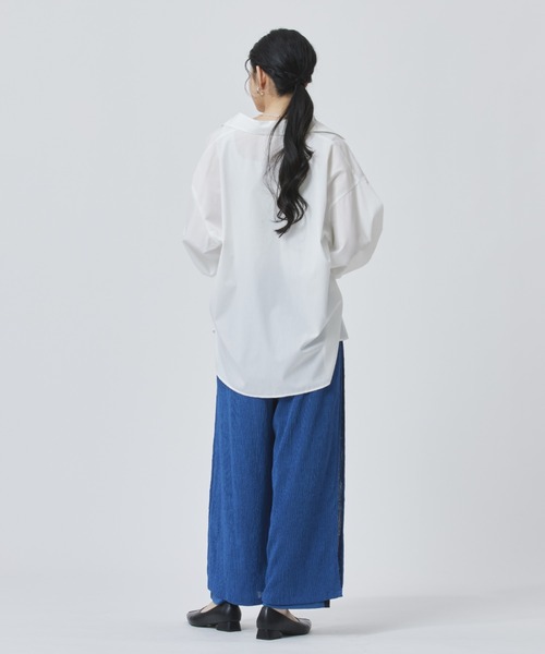 adidas(アディダス)の「【別注】アディダス adidas アルペン シアー レイヤード パンツ 限定コラボ(その他パンツ・レディース・オフホワイト/コバルトブルー/ブラック×ホワイト・S/M/L/XL)」の9枚目の写真