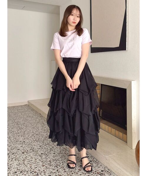 dazzlin(ダズリン)の「タックバルーンチュールスカート(スカート・レディース・ブラック/イエロー/ブルー・MEDIUM/SMALL)」の21枚目の写真