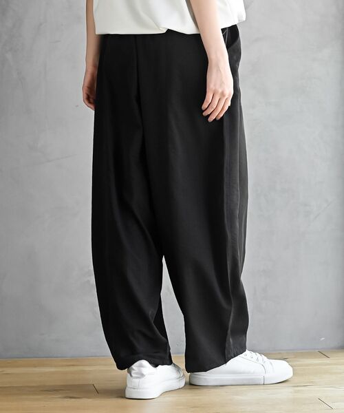 rps（アールピーエス）の「接触冷感コクーンパンツ（その他パンツ・レディース・ブラック/ライトベージュ/カーキ・フリー）」の10枚目の写真