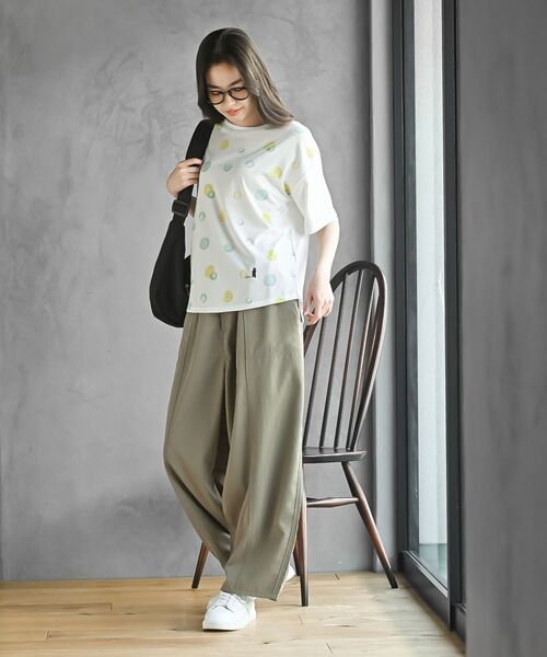 rps（アールピーエス）の「接触冷感コクーンパンツ（その他パンツ・レディース・ブラック/ライトベージュ/カーキ・フリー）」の20枚目の写真