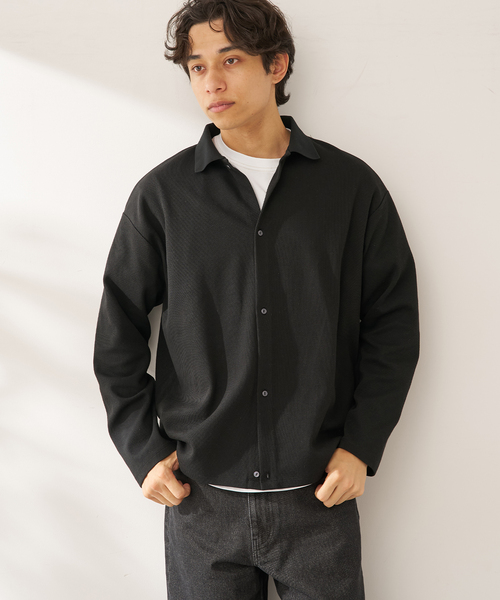 B.C STOCK(ベーセーストック)の「【2点セット】カノコカーディガン & ステッチTEE SET(カーディガン/ボレロ・メンズ・レッド/ブラック/ブルー・LARGE/MEDIUM)」の5枚目の写真