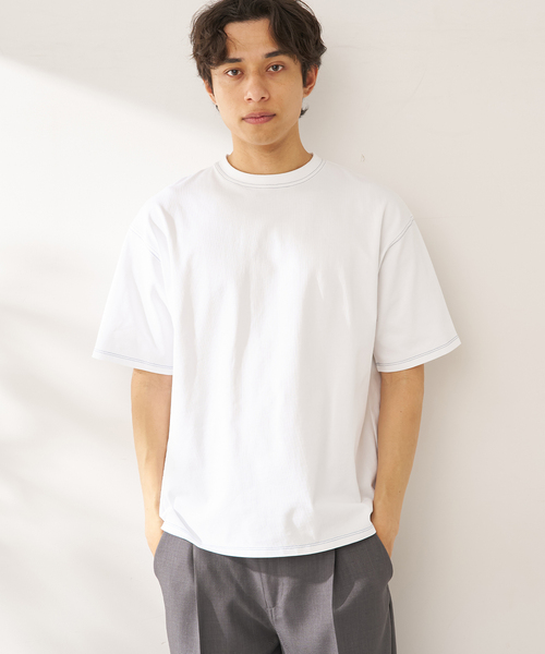 B.C STOCK(ベーセーストック)の「【2点セット】カノコカーディガン & ステッチTEE SET(カーディガン/ボレロ・メンズ・レッド/ブラック/ブルー・LARGE/MEDIUM)」の14枚目の写真