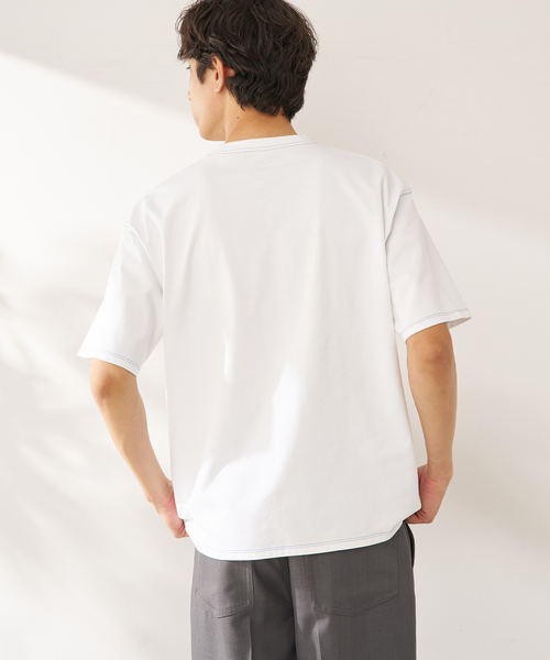 B.C STOCK(ベーセーストック)の「【2点セット】カノコカーディガン & ステッチTEE SET(カーディガン/ボレロ・メンズ・レッド/ブラック/ブルー・LARGE/MEDIUM)」の16枚目の写真