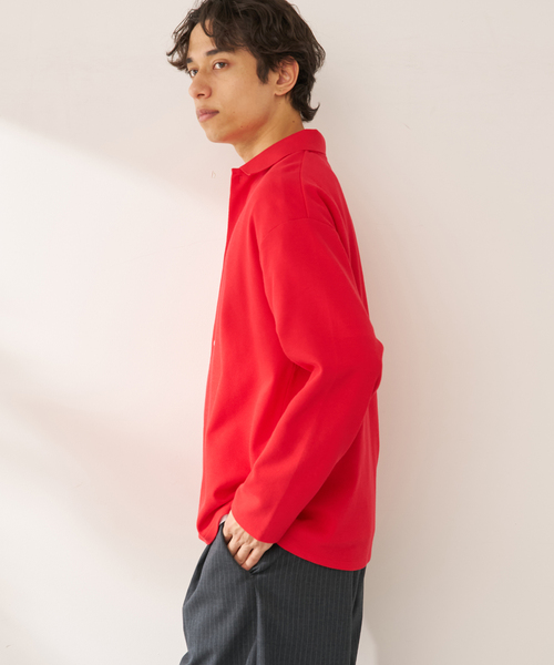 B.C STOCK(ベーセーストック)の「【2点セット】カノコカーディガン & ステッチTEE SET(カーディガン/ボレロ・メンズ・レッド/ブラック/ブルー・LARGE/MEDIUM)」の19枚目の写真
