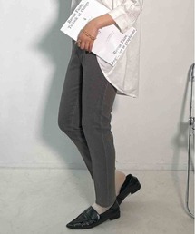 〇センタープレス ストレッチテーパードパンツ