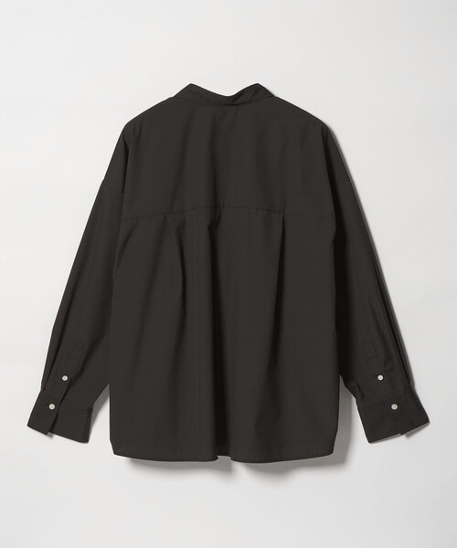 ER(イーアール)の「<ER>コットンブレンド クラシック オーバー シャツ(シャツ/ブラウス・レディース・ライトブルー/ブラック/ホワイト・FREE)」の7枚目の写真