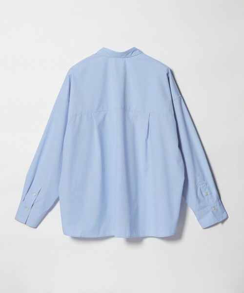 ER(イーアール)の「<ER>コットンブレンド クラシック オーバー シャツ(シャツ/ブラウス・レディース・ライトブルー/ブラック/ホワイト・FREE)」の11枚目の写真