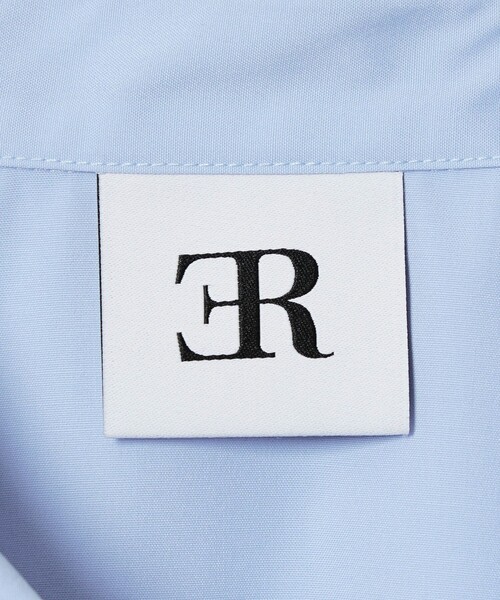 ER(イーアール)の「<ER>コットンブレンド クラシック オーバー シャツ(シャツ/ブラウス・レディース・ライトブルー/ブラック/ホワイト・FREE)」の16枚目の写真