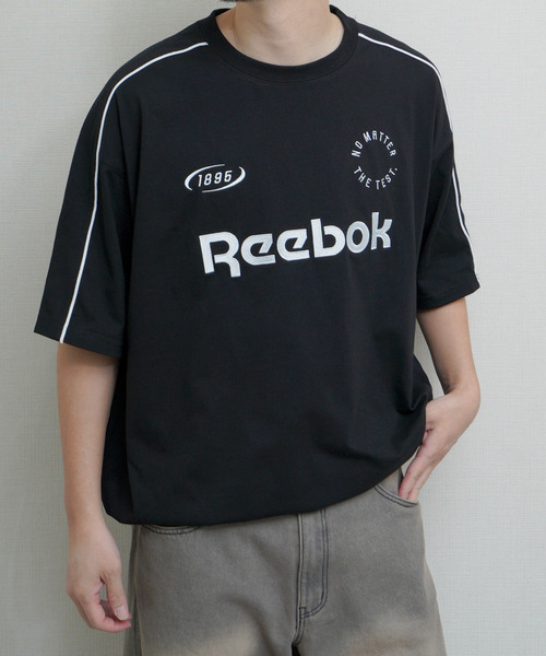 Reebok(リーボック)の「REEBOK ドローコード内蔵 パイピングハーフスリーブTシャツ(Tシャツ/カットソー・メンズ・ブラック/グレー/ホワイト/チャコール・X-LARGE/LARGE/MEDIUM)」の10枚目の写真
