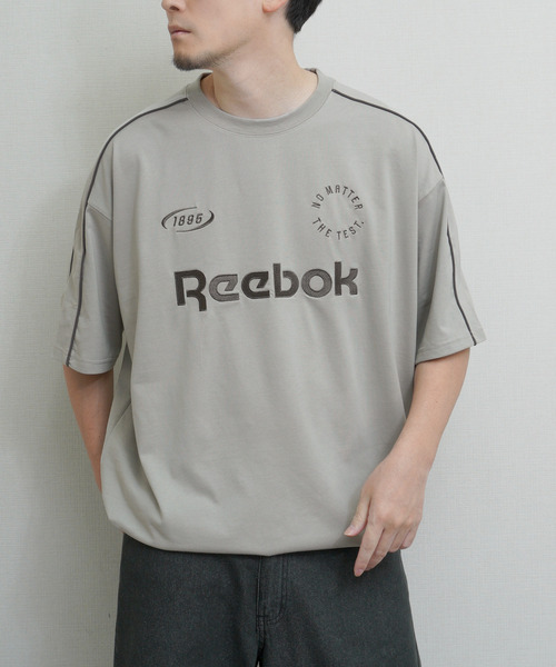 Reebok(リーボック)の「REEBOK ドローコード内蔵 パイピングハーフスリーブTシャツ(Tシャツ/カットソー・メンズ・ブラック/グレー/ホワイト/チャコール・X-LARGE/LARGE/MEDIUM)」の18枚目の写真