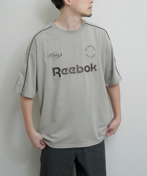 Reebok(リーボック)の「REEBOK ドローコード内蔵 パイピングハーフスリーブTシャツ(Tシャツ/カットソー・メンズ・ブラック/グレー/ホワイト/チャコール・X-LARGE/LARGE/MEDIUM)」の21枚目の写真