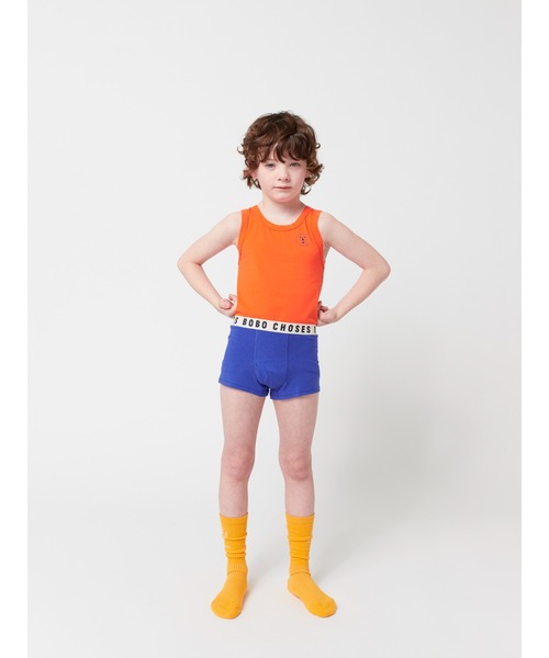 BOBO CHOSES(ボボショーズ)の「Have Fun Face tank top(タンクトップ・キッズ・レッド・12-13y/8-9y/6-7YEAR/4-5YEAR/2-3YEAR/10-11y)」の5枚目の写真