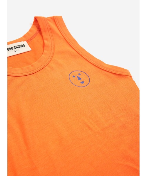 BOBO CHOSES(ボボショーズ)の「Have Fun Face tank top(タンクトップ・キッズ・レッド・12-13y/8-9y/6-7YEAR/4-5YEAR/2-3YEAR/10-11y)」の7枚目の写真