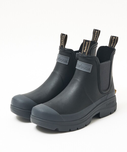 Barbour（バブアー）の「【Barbour / バブアー】NIMBUS CHELSEA WELLY / ニンバス チェルシーブーツ / サイドゴア / レインシューズ / ゴム製（レインシューズ・メンズ・セージグリーン/ブラック・7/8/6）」の2枚目の写真