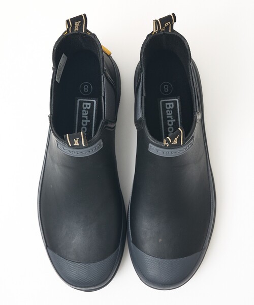 Barbour（バブアー）の「【Barbour / バブアー】NIMBUS CHELSEA WELLY / ニンバス チェルシーブーツ / サイドゴア / レインシューズ / ゴム製（レインシューズ・メンズ・セージグリーン/ブラック・7/8/6）」の4枚目の写真