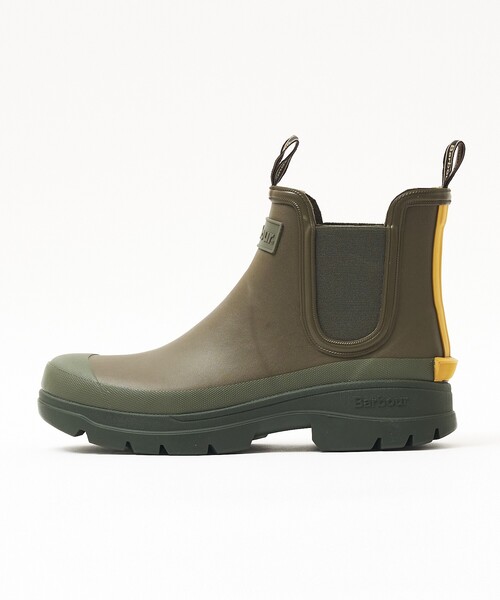 Barbour（バブアー）の「【Barbour / バブアー】NIMBUS CHELSEA WELLY / ニンバス チェルシーブーツ / サイドゴア / レインシューズ / ゴム製（レインシューズ・メンズ・セージグリーン/ブラック・7/8/6）」の14枚目の写真