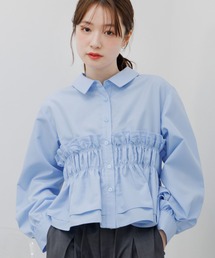 RETRO GIRL（レトロガール）の「シャーリングペプラムSH（シャツ/ブラウス）」