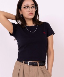 【POLOCHAMPS】ポロチャンプス/カラー刺繍Tシャツ