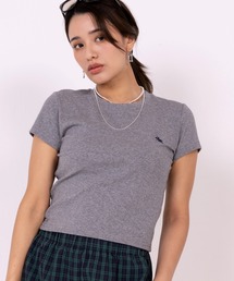 【POLOCHAMPS】ポロチャンプス/カラー刺繍Tシャツ