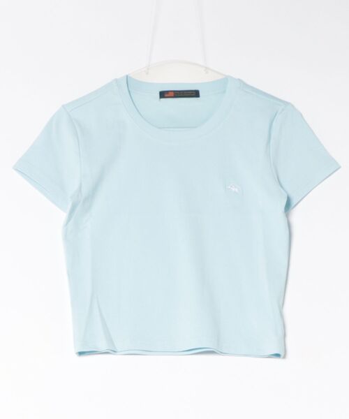 POLOCHAMPS（ポロチャンプス）の「【POLOCHAMPS】ポロチャンプス/カラー刺繍Tシャツ（Tシャツ/カットソー・レディース・ホワイト/ライトグレー/ワインレッド/ピンク/ダークグレー/ベージュ/ネイビー/パープル/アイボリー/ブラック/サックスブルー・FREE）」の17枚目の写真