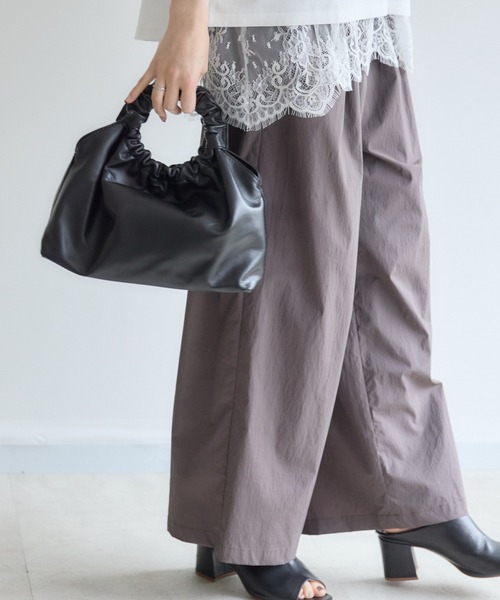Paradise Picnic(パラダイスピクニック)の「【MILLELA FIRENZE】ハンドバッグ(ハンドバッグ・レディース・ブラック/ライトブルー/キャメル・FREE)」の2枚目の写真