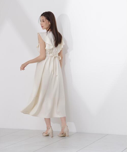 PROPORTION BODY DRESSING(プロポーションボディドレッシング)の「【中川紅葉さん着用】フロントボタンステッチワンピース / 1216140512(ワンピース・レディース・ブルー/ネイビー/ベージュ・P/S/SMALL/MEDIUM)」の6枚目の写真