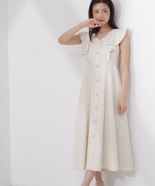 PROPORTION BODY DRESSING(プロポーションボディドレッシング)の「【中川紅葉さん着用】フロントボタンステッチワンピース / 1216140512(ワンピース・レディース・ブルー/ネイビー/ベージュ・P/S/SMALL/MEDIUM)」の7枚目の写真