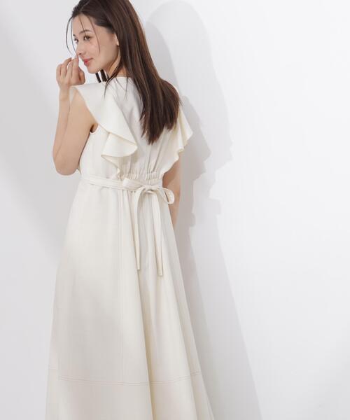 PROPORTION BODY DRESSING(プロポーションボディドレッシング)の「【中川紅葉さん着用】フロントボタンステッチワンピース / 1216140512(ワンピース・レディース・ブルー/ネイビー/ベージュ・P/S/SMALL/MEDIUM)」の9枚目の写真
