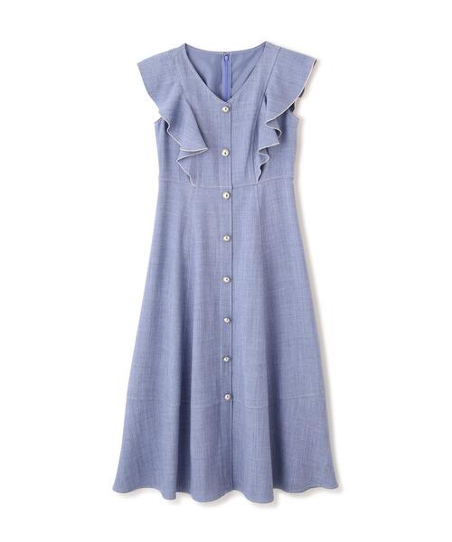PROPORTION BODY DRESSING(プロポーションボディドレッシング)の「【中川紅葉さん着用】フロントボタンステッチワンピース / 1216140512(ワンピース・レディース・ブルー/ネイビー/ベージュ・P/S/SMALL/MEDIUM)」の18枚目の写真