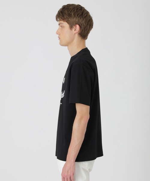 BLACK LABEL CRESTBRIDGE(ブラックレーベル・クレストブリッジ)の「【WEB・一部店舗限定】フットボールベアーTシャツ(Tシャツ/カットソー・メンズ・ブラック/オフホワイト・XL/L/M/S)」の5枚目の写真