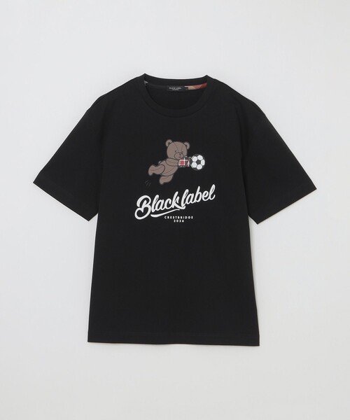BLACK LABEL CRESTBRIDGE(ブラックレーベル・クレストブリッジ)の「【WEB・一部店舗限定】フットボールベアーTシャツ(Tシャツ/カットソー・メンズ・ブラック/オフホワイト・XL/L/M/S)」の8枚目の写真