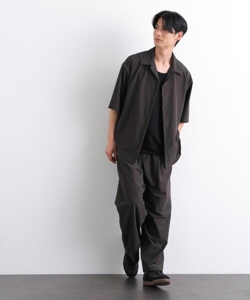 NANO universe(ナノユニバース)の「AIR TOOL ツータックストレート(その他パンツ・メンズ・ブラック/カーキ・S/M/L)」の20枚目の写真