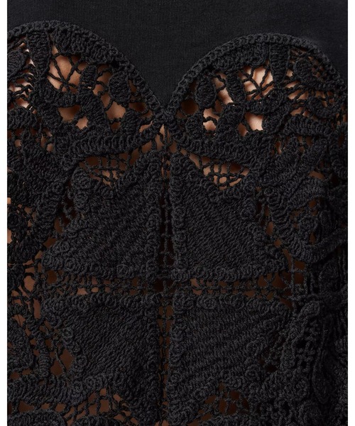 ALLSAINTS(オールセインツ)の「ESME AMELIE OVERSIZED T-SHIRT | ESME AMELIE オーバーサイズ Tシャツ(Tシャツ/カットソー・レディース・ブラック・XS/M/L/S)」の7枚目の写真