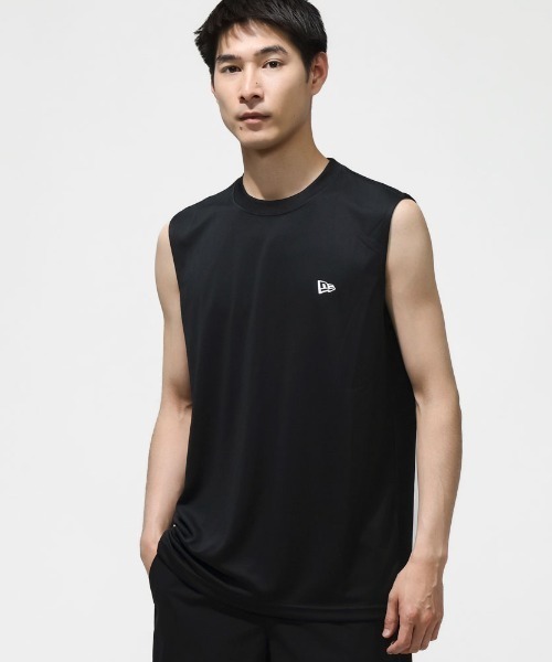 NEW ERA(ニューエラ)の「ニューエラ PA SL TECH TEE FandW BLK(Tシャツ/カットソー・メンズ・ブラック・M/L/LL)」の1枚目の写真