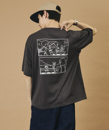 tombonia/トムボニア バックプリント クルーネックTシャツ/Boy Meets Girl
