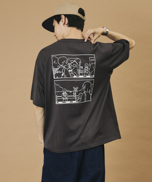セール】tombonia/トムボニア バックプリント クルーネックTシャツ/Boy