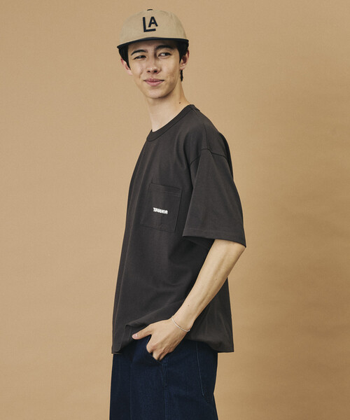 FREAK'S STORE（フリークスストア）の「tombonia/トムボニア バックプリント クルーネックTシャツ/Boy Meets Girl（Tシャツ/カットソー・メンズ・ラベンダー/ライトグレー/ホワイト/チャコールグレー・LARGE/MEDIUM/SMALL）」の9枚目の写真