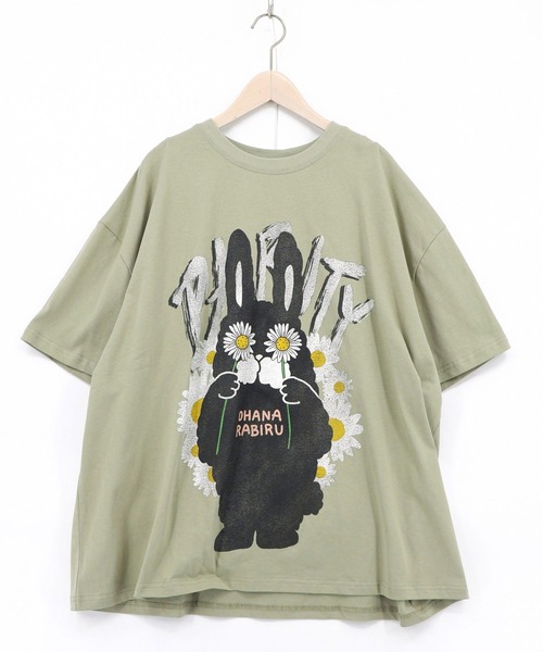 スカラーパリティ　362102：春を告げるお花ラビルTシャツ 362102：春を告げるお花ラビルTシャツ（Tシャツ/カットソー）｜ScoLar