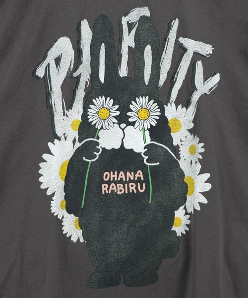 スカラーパリティ　362102：春を告げるお花ラビルTシャツ 362102：春を告げるお花ラビルTシャツ（Tシャツ/カットソー）｜ScoLar