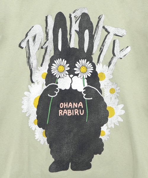 362102：春を告げるお花ラビルTシャツ（Tシャツ/カットソー）｜ScoLar