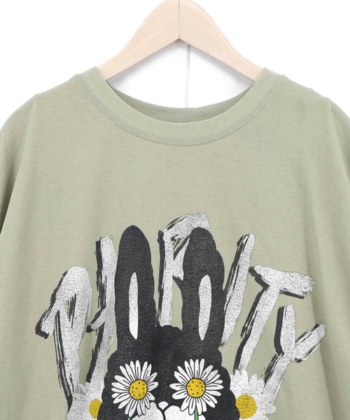 362102：春を告げるお花ラビルTシャツ（Tシャツ/カットソー）｜ScoLar
