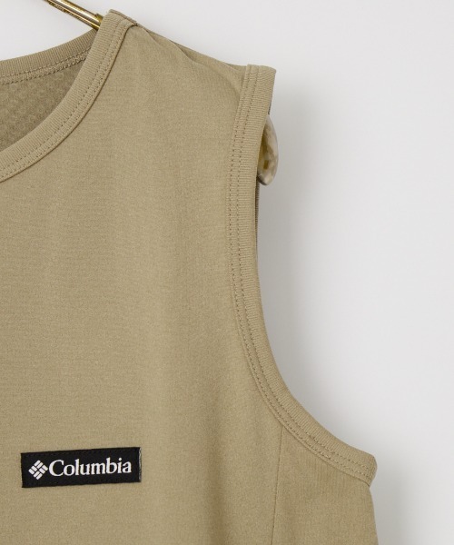 Columbia（コロンビア）の「【WEB限定】[Columbia/コロンビア] ワンポイントロゴ ノースリーブワンピース（ワンピース・レディース・ブラック/ベージュ・M）」の11枚目の写真