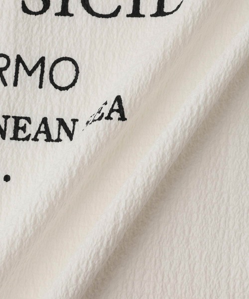 NAVY（ネイビー）の「【SARARI /サラリ】DRY UVカット ロゴプリント フレンチスリーブ プルオーバー（Tシャツ/カットソー・レディース・ブラック/オフホワイト/ベージュ・M/L）」の18枚目の写真