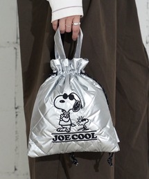 "11"≪Vintage PEANUTS≫パフィー キルティング 2WAY 巾着 ショルダーバッグ
