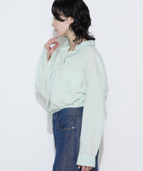 COMME CA Wardrobe（コムサワードローブ）の「ソフトコットンローン シャツ（シャツ/ブラウス・レディース・イエロー/ミント/ピンク・FREE）」の16枚目の写真