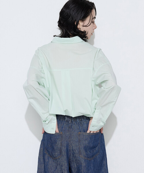COMME CA Wardrobe（コムサワードローブ）の「ソフトコットンローン シャツ（シャツ/ブラウス・レディース・イエロー/ミント/ピンク・FREE）」の17枚目の写真