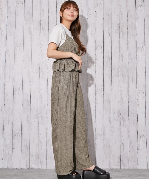 GORGE(ゴージ)の「《シャーリング×セットアップ》パンツセットアップ/フェミニン/春夏/全3色(セットアップ・レディース・グリーン/モカ/ブラック・F)」の22枚目の写真