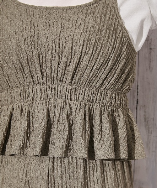 GORGE(ゴージ)の「《シャーリング×セットアップ》パンツセットアップ/フェミニン/春夏/全3色(セットアップ・レディース・グリーン/モカ/ブラック・F)」の14枚目の写真